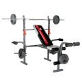Hammer HAMMER Hantelbank Bermuda inkl. 25 kg Gewichte schwarz/silber