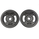 Finnlo FINNLO Gewichtsscheiben 2x 5 kg, schwarz schwarz